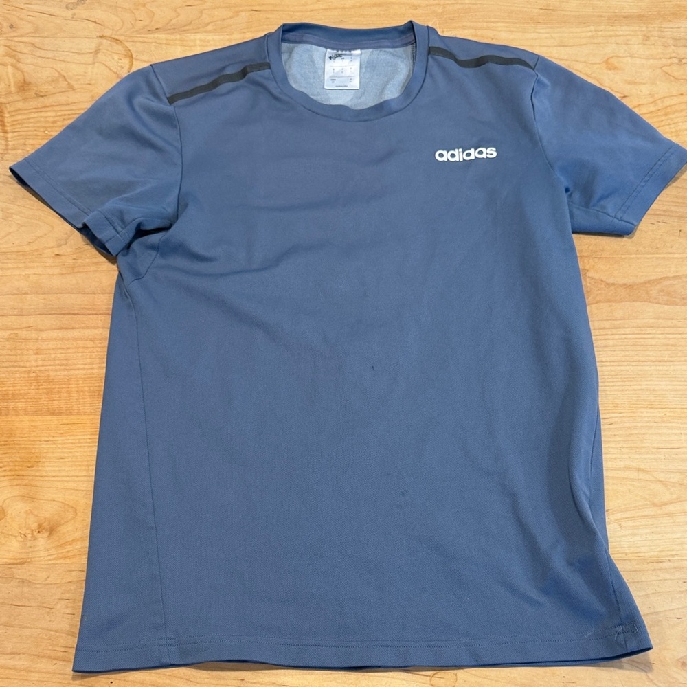 Adidas Men's Slate Blue Short Sleeve Tee